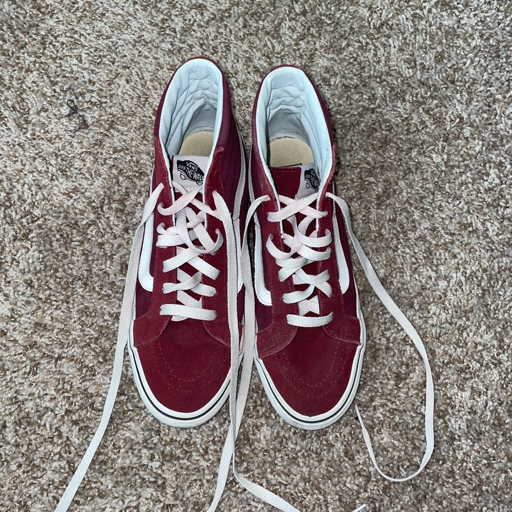 high-top vans sneakers